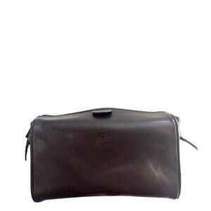 Maxwell Scott Leather Cosmetic Travel Bag